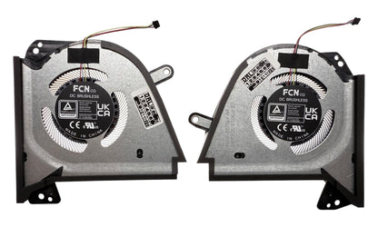 Compatible Cooling Fan Set CPU + GPU for Asus 13NR0800T03011, 13NR0800T04011 DQ5DC88G001, DQ5DC87G001