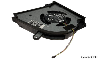 Compatible Cooling Fan Set CPU + GPU for Asus 13NR0800T03011, 13NR0800T04011 DQ5DC88G001, DQ5DC87G001