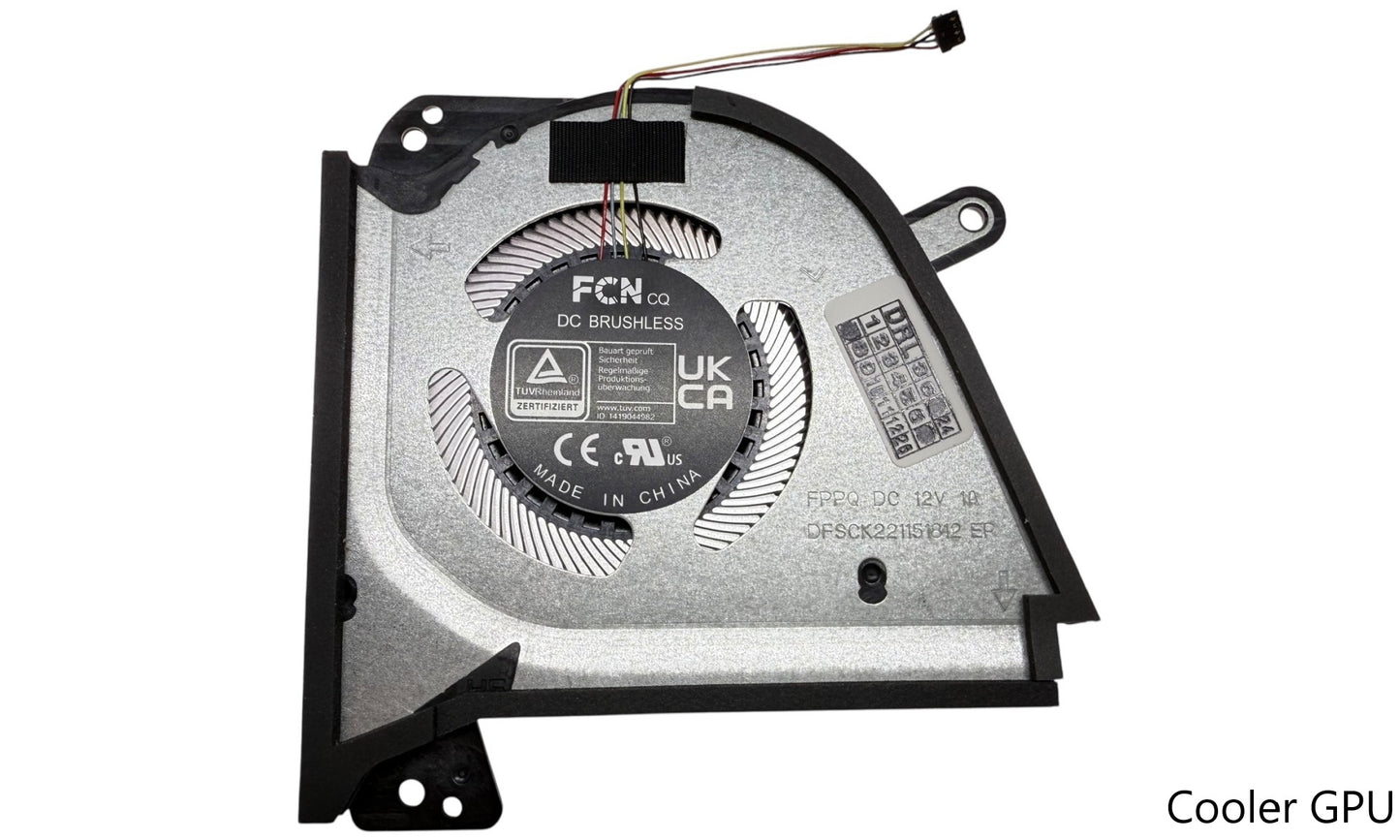 Compatible Cooling Fan Set CPU + GPU for Asus 13NR0800T03011, 13NR0800T04011 DQ5DC88G001, DQ5DC87G001