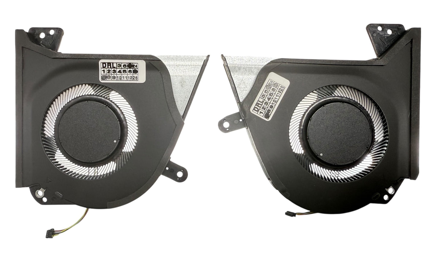 Compatible Cooling Fan Set CPU + GPU for Asus 13NR04J0T04211, 13NR04V0T01111, 6033B0093801 6033B0101901