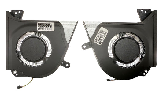 Compatible Cooling Fan Set CPU + GPU for Asus 13NR04J0T04211, 13NR04V0T01111, 6033B0093801 6033B0101901