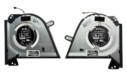 Compatible Cooling Fan Set CPU + GPU for Asus 13NR04J0T04211, 13NR04V0T01111, 6033B0093801 6033B0101901