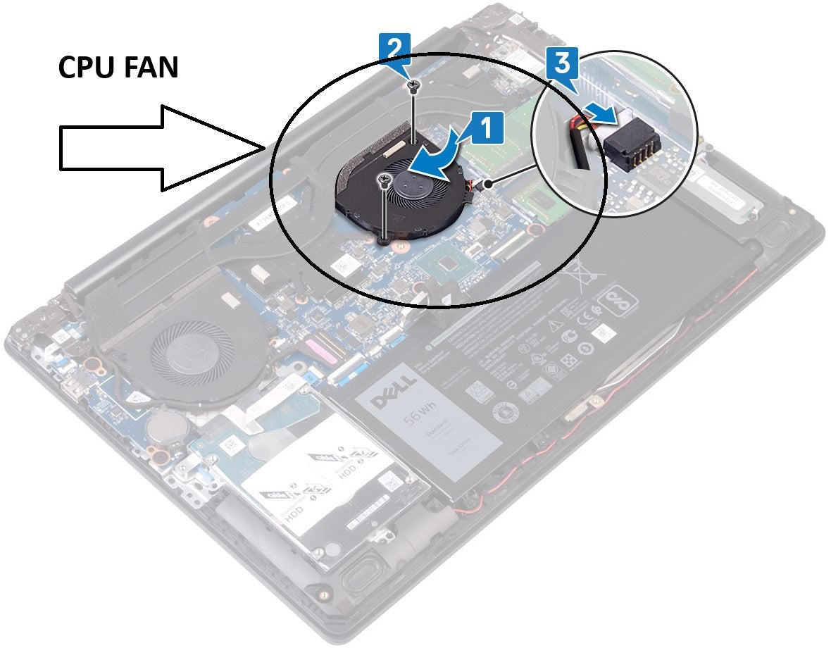 Compatible CPU Cooling Fan for Dell TJHF2 0TJHF2 DC28000KUF0
