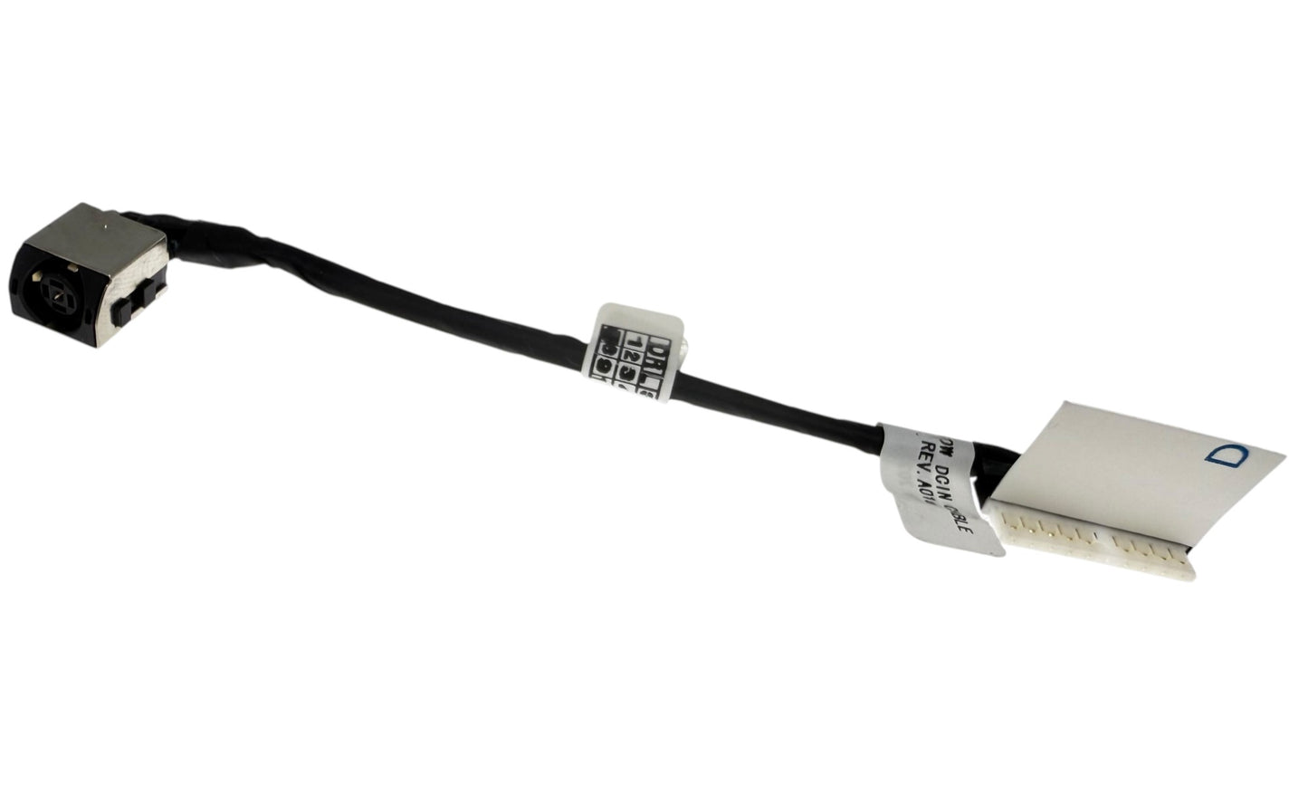 Compatible DC Power Jack charging port for Dell 0HT24, 00HT24, PRV65, 0PRV65 450.0K705.0011, 450.0K705.0021, 450.0K708.0011