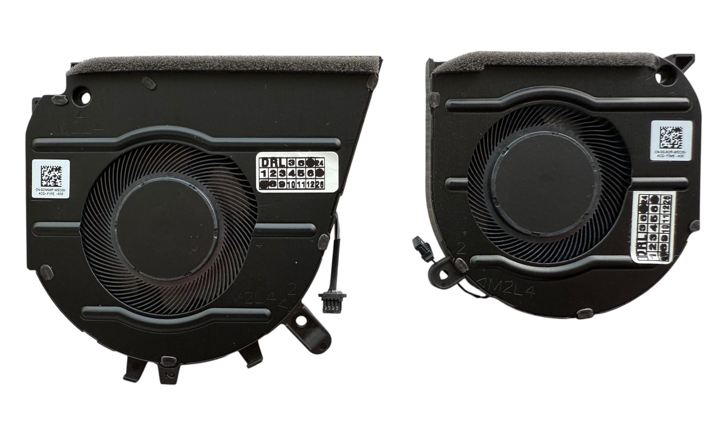 Compatible Cooling Fan Set CPU + GPU for Dell B8906ASHNF20000TN, 023.100NF.0011 B6506ASHNF20000TN, 023.100NG.0011 CNNWF 0CNNWF GJN2R 0GJN2R