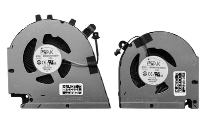 Compatible Cooling Fan Set CPU + GPU for Dell B8906ASHNF20000TN, 023.100NF.0011 B6506ASHNF20000TN, 023.100NG.0011 CNNWF 0CNNWF GJN2R 0GJN2R