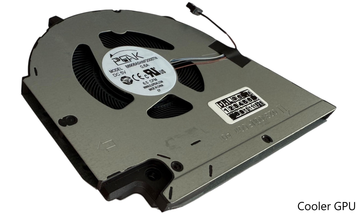 Compatible Cooling Fan Set CPU + GPU for Dell B8906ASHNF20000TN, 023.100NF.0011 B6506ASHNF20000TN, 023.100NG.0011 CNNWF 0CNNWF GJN2R 0GJN2R