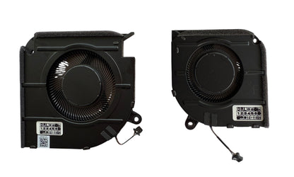 Compatible Cooling Fan Set CPU + GPU for Dell equipped with NVIDIA GeForce RTX 3060 V7P3C 0V7P3C C3MKP 0C3MKP FP6L DFS5L32G054869 EP, FP6M DFS5K221153716 EP