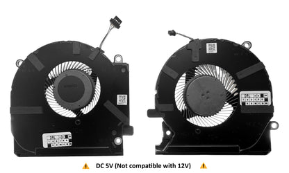 Compatible Cooling Fan Set CPU + GPU for HP M04217-001, M04218-001 ND85C27-19J25, ND85C26-19J24