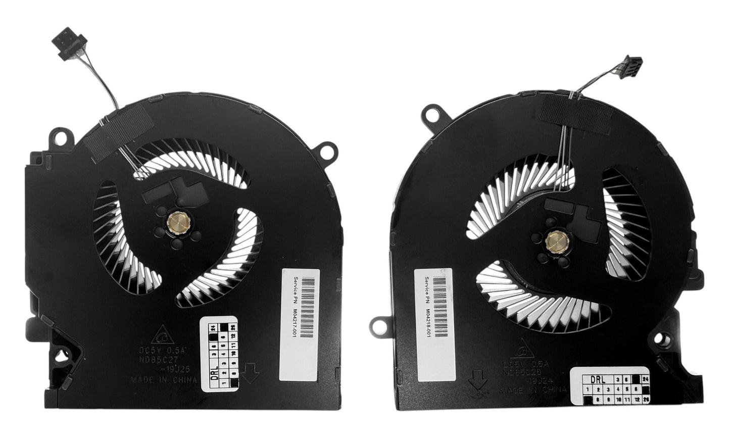Compatible Cooling Fan Set CPU + GPU for HP M04217-001, M04218-001 ND85C27-19J25, ND85C26-19J24