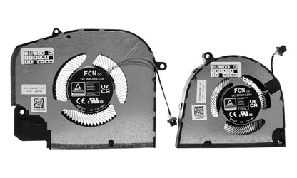 Compatible Cooling Fan Set CPU + GPU for Dell N49HW, 0N49HW, Y2TW6, 0Y2TW6, FP67 DFS5K323161A1E EP, FP66 DFS5H22404666E EP