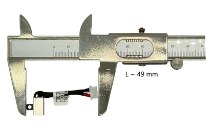 DC Power Jack charging port for DELL PF8JG, 0PF8JG 450.07R03.000 450.07R03.0021 STARLORD13 DC-IN CABLE