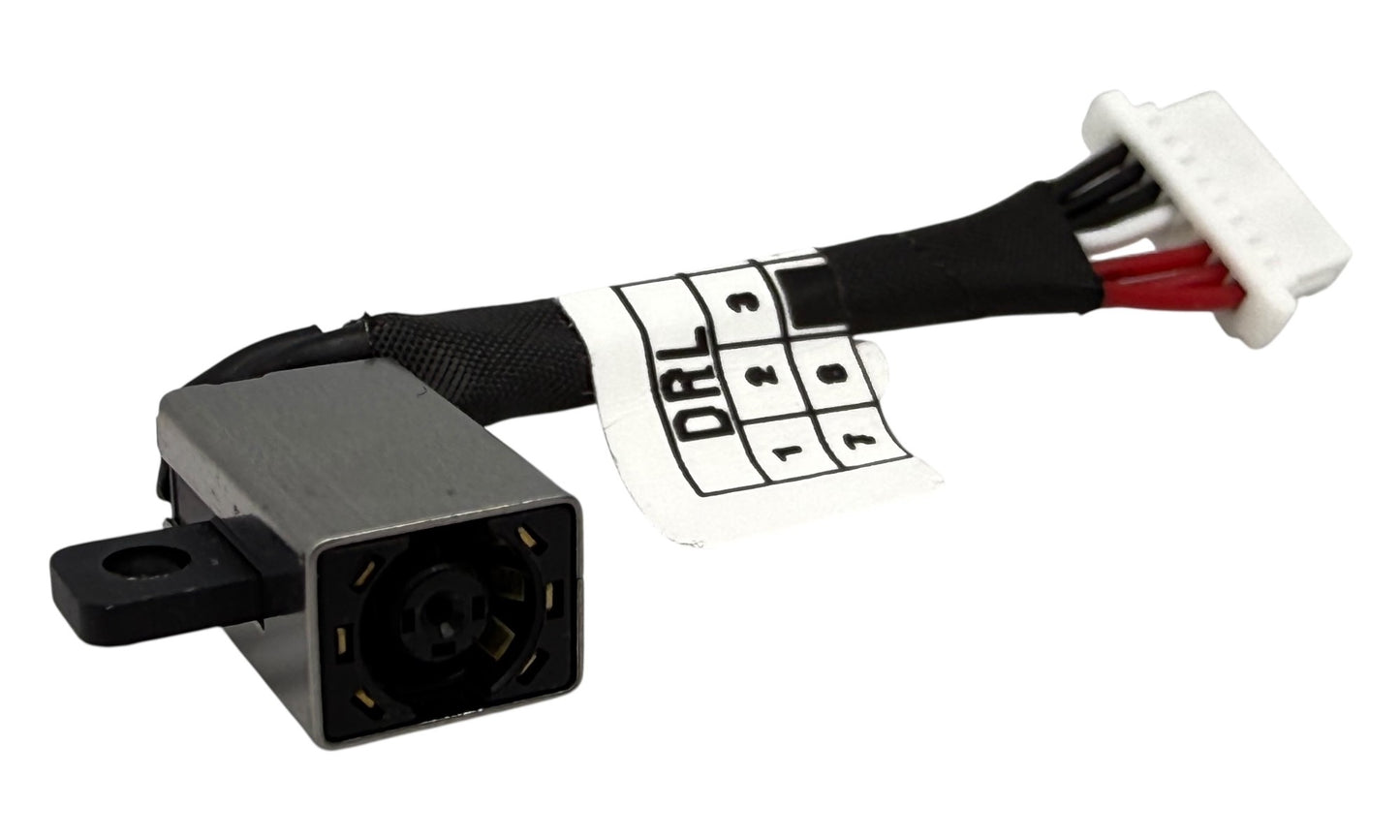 DC Power Jack charging port for DELL PF8JG, 0PF8JG 450.07R03.000 450.07R03.0021 STARLORD13 DC-IN CABLE