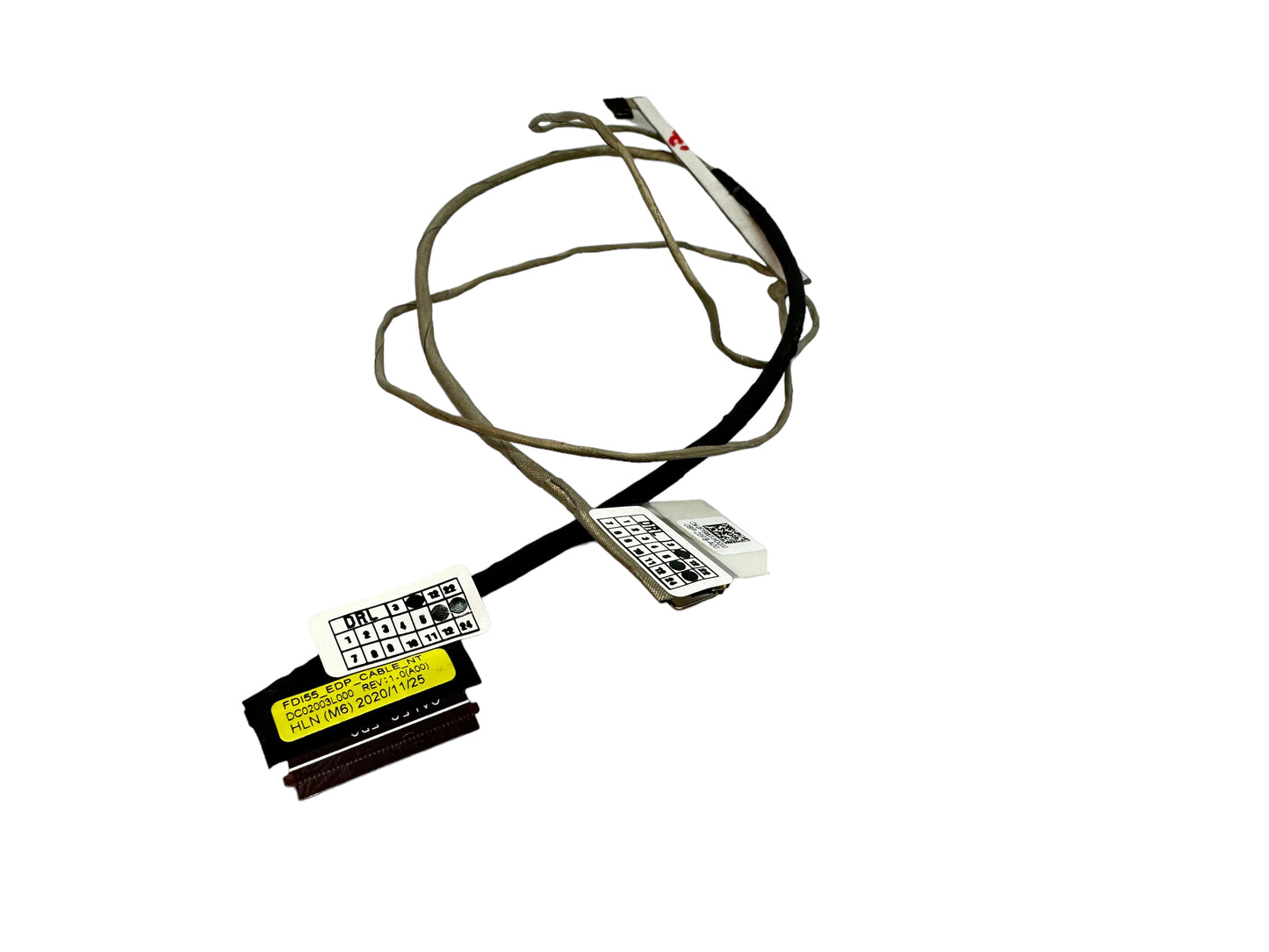 Compatible Video cable for Dell FDI55_EDP_CABLE_NT FY9WT 30pin for non-touchscreen displays