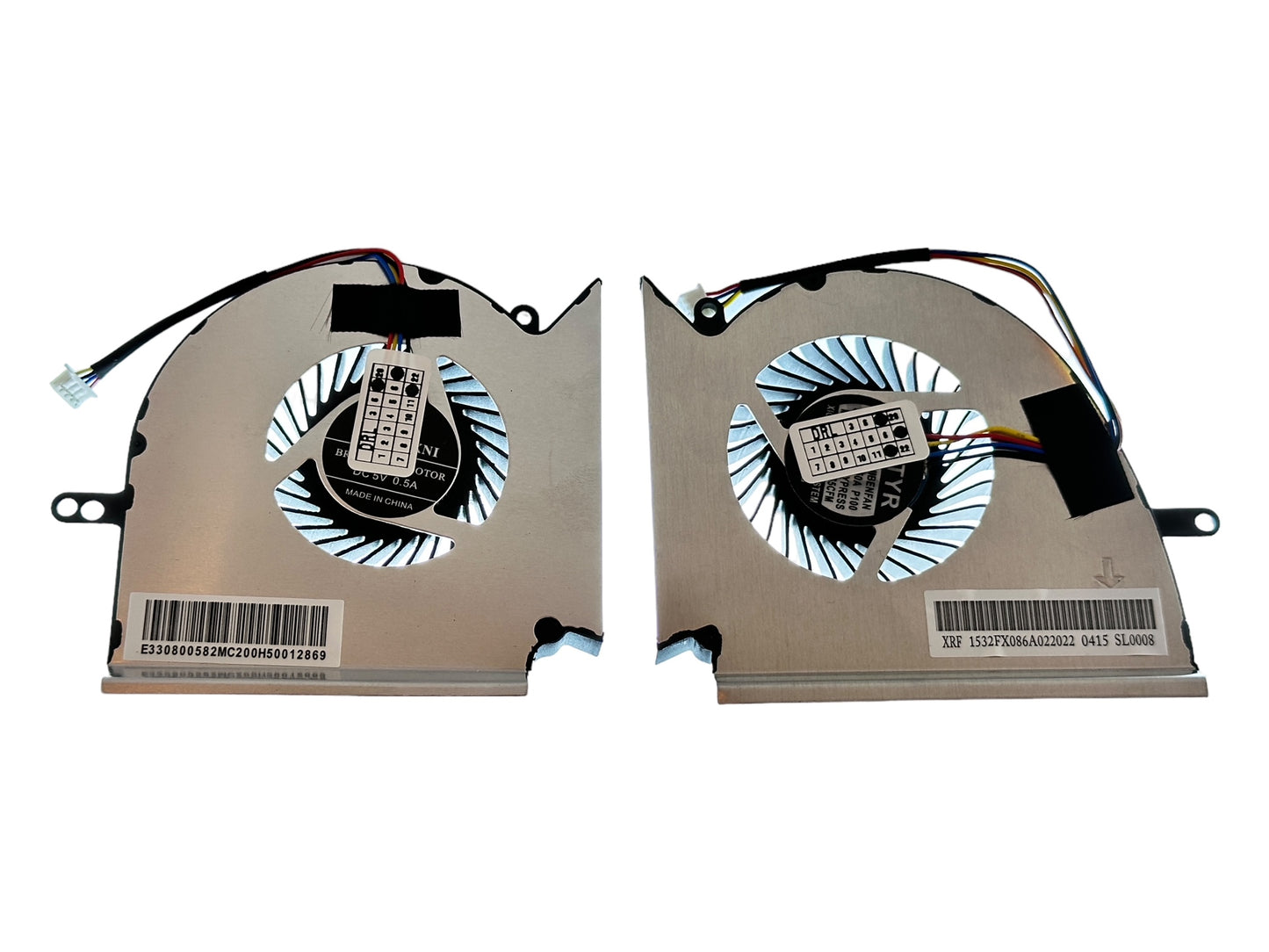 Compatible Cooling Fan Set CPU + GPU for MSI PAAD06015SL-N417 PAAD06015SL-N414