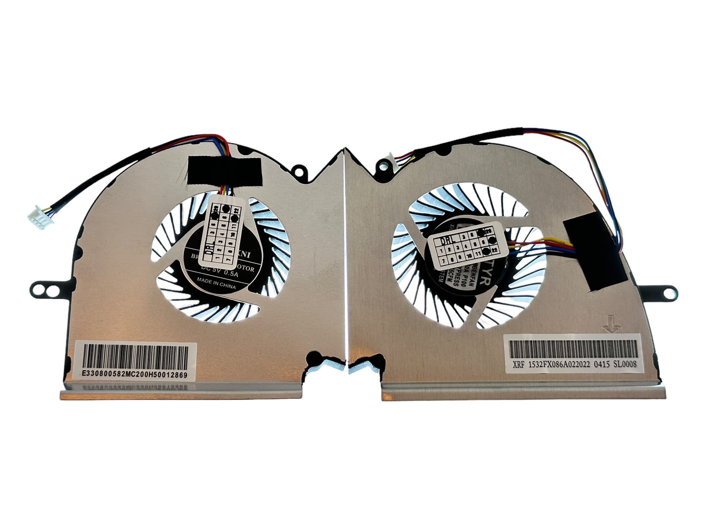 Compatible Cooling Fan Set CPU + GPU for MSI PAAD06015SL-N417 PAAD06015SL-N414